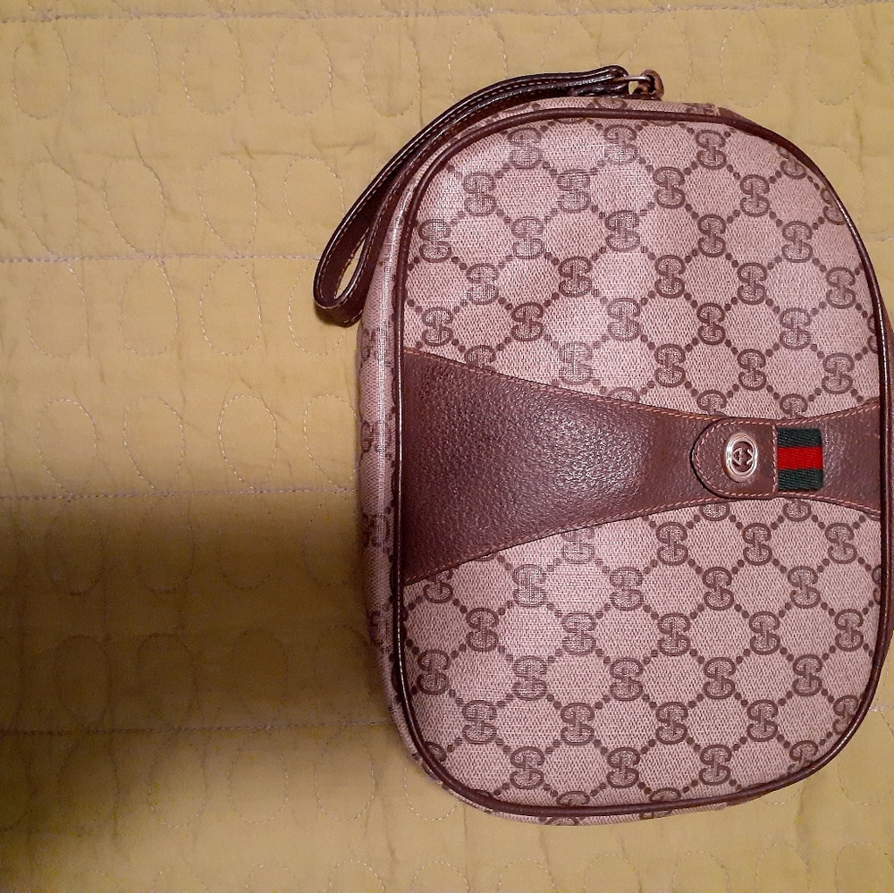 Vintage Gucci GG Wrislet in Monogram